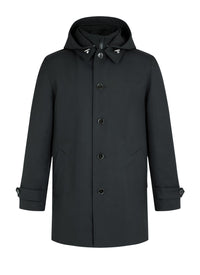 Parka en toile déperlante - Anthracite