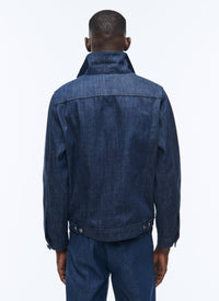 Veste boutonnée en denim - Indigo