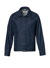 Veste boutonnée en denim - Indigo