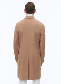 Cashmere slit coat - Camel