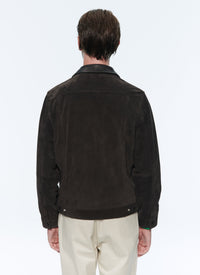 Suede leather jacket - Chocolate