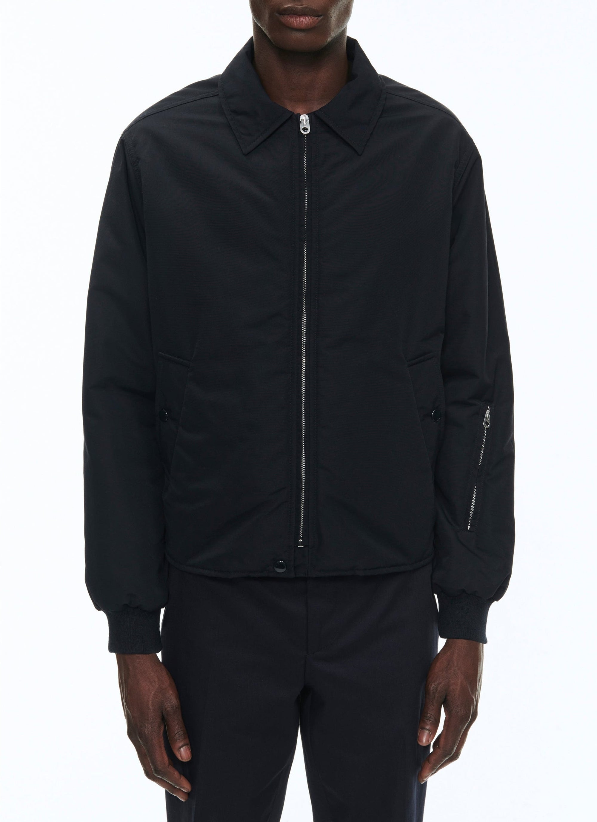 Blouson en tissu Ottoman - Bleu marine