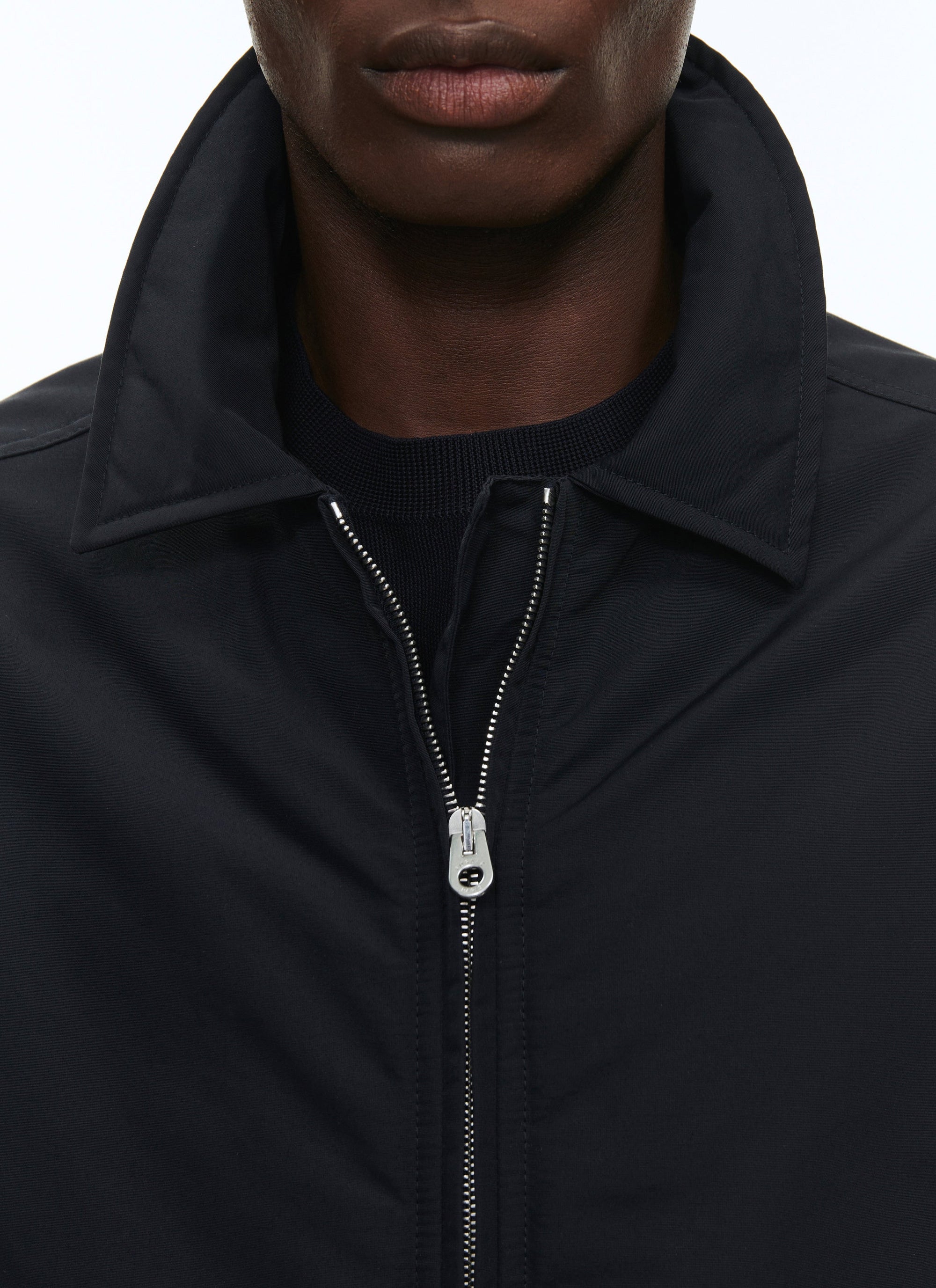 Blouson en tissu Ottoman - Bleu marine