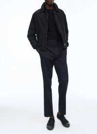 Blouson en tissu Ottoman - Bleu marine