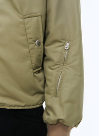 Jacket in technical fabric - Olive Green