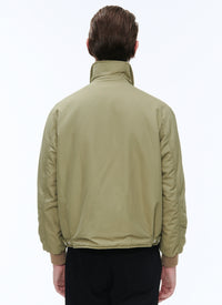 Jacket in technical fabric - Olive Green