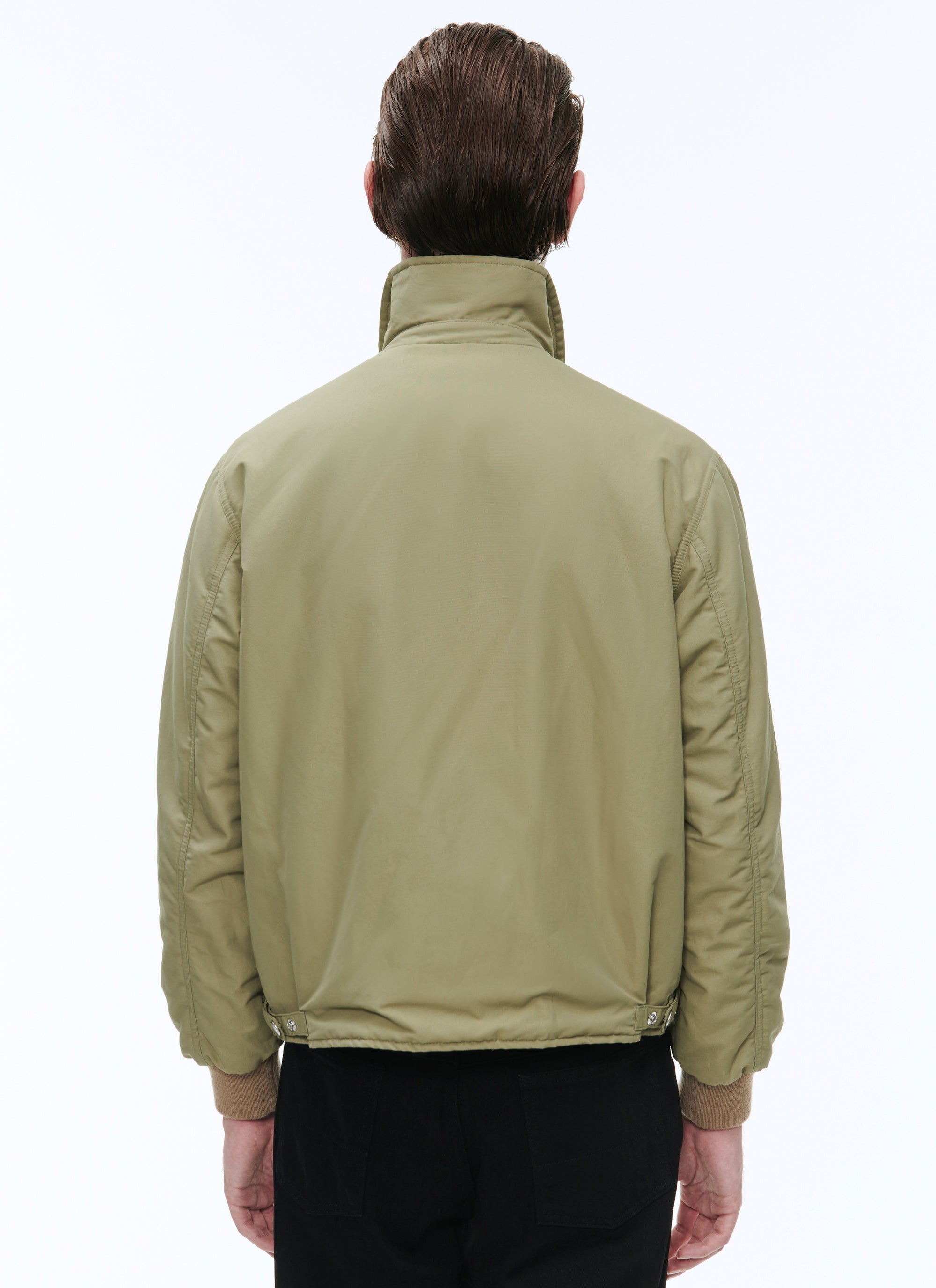 Jacket in technical fabric - Olive Green