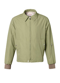 Jacket in technical fabric - Olive Green