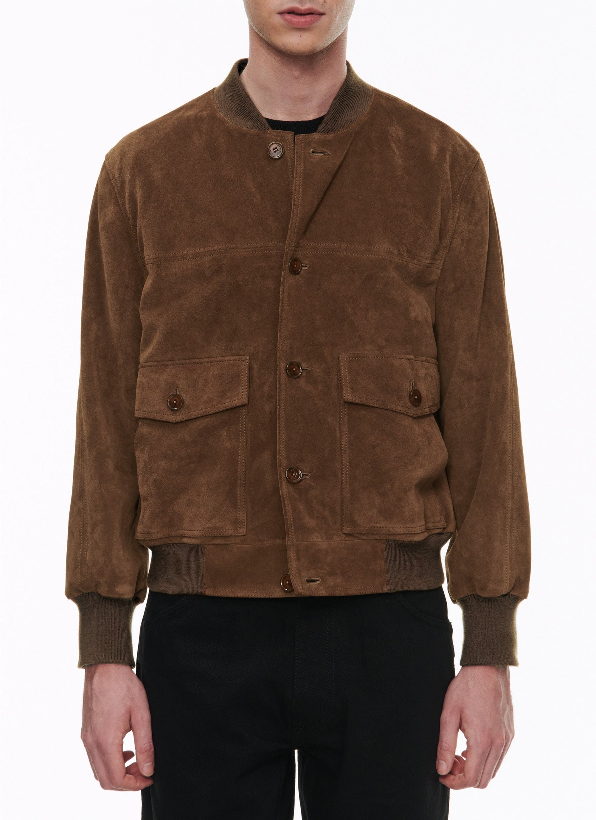 Suede jacket - Brown