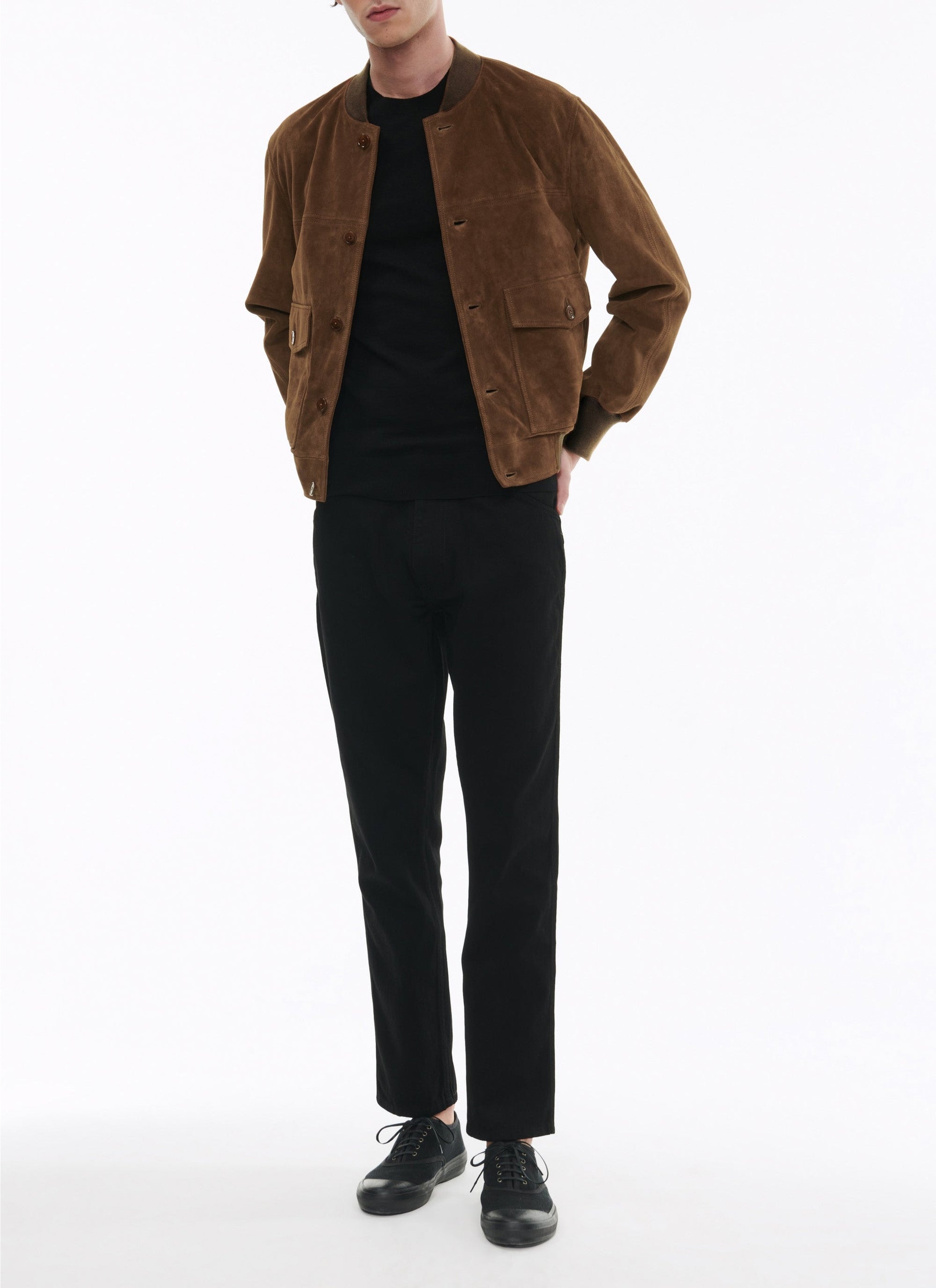 Suede jacket - Brown