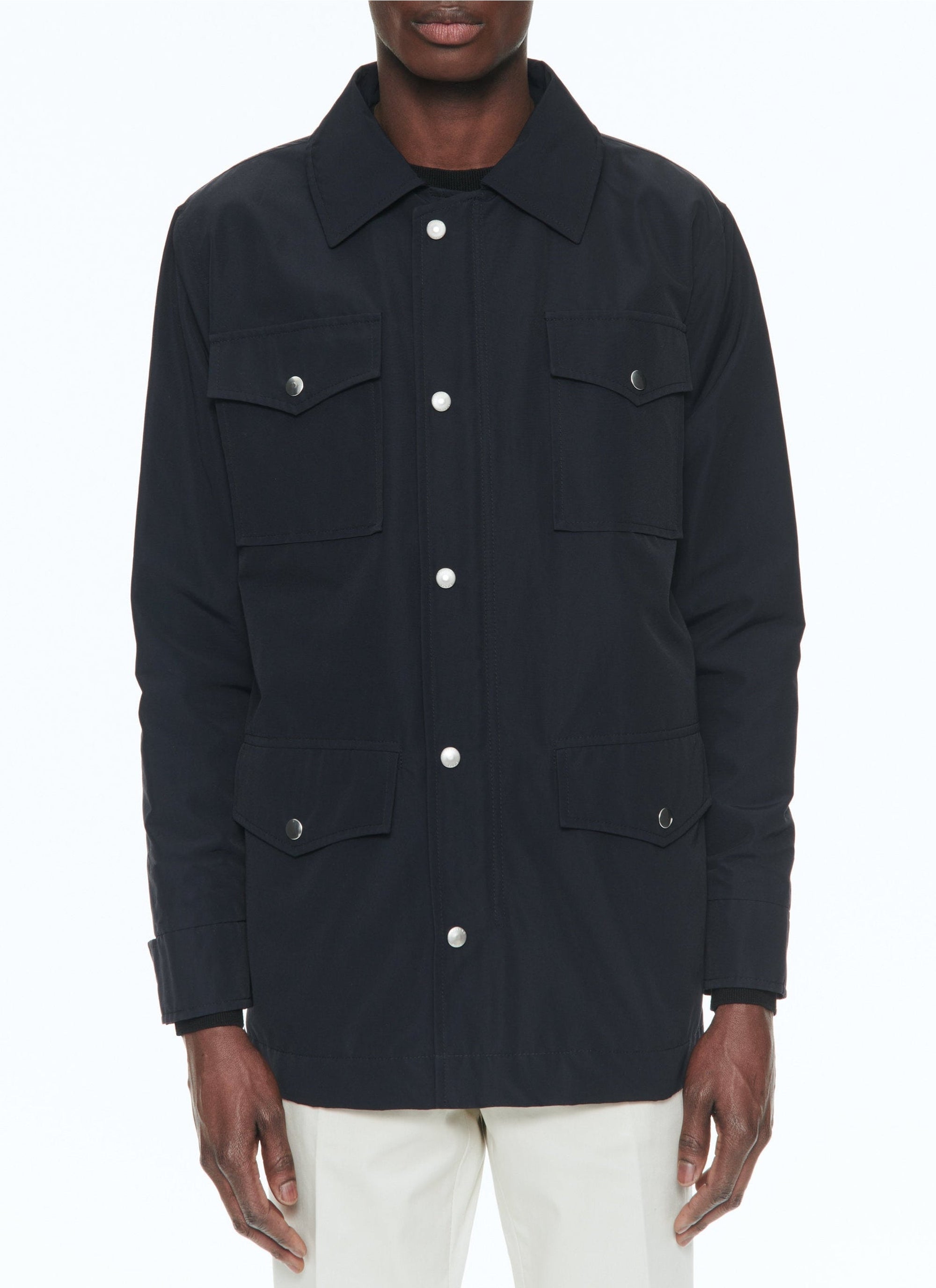 Veste à poches zippée - Marine