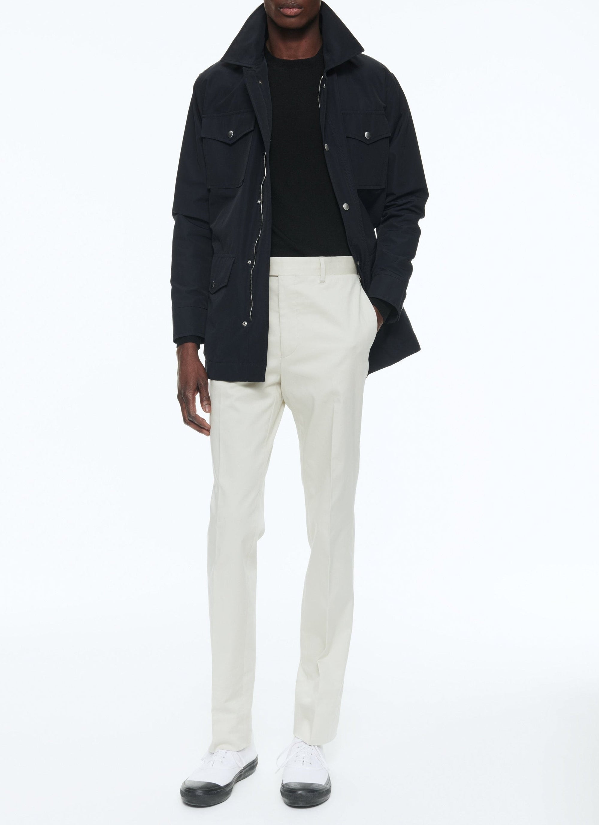 Veste à poches zippée - Marine