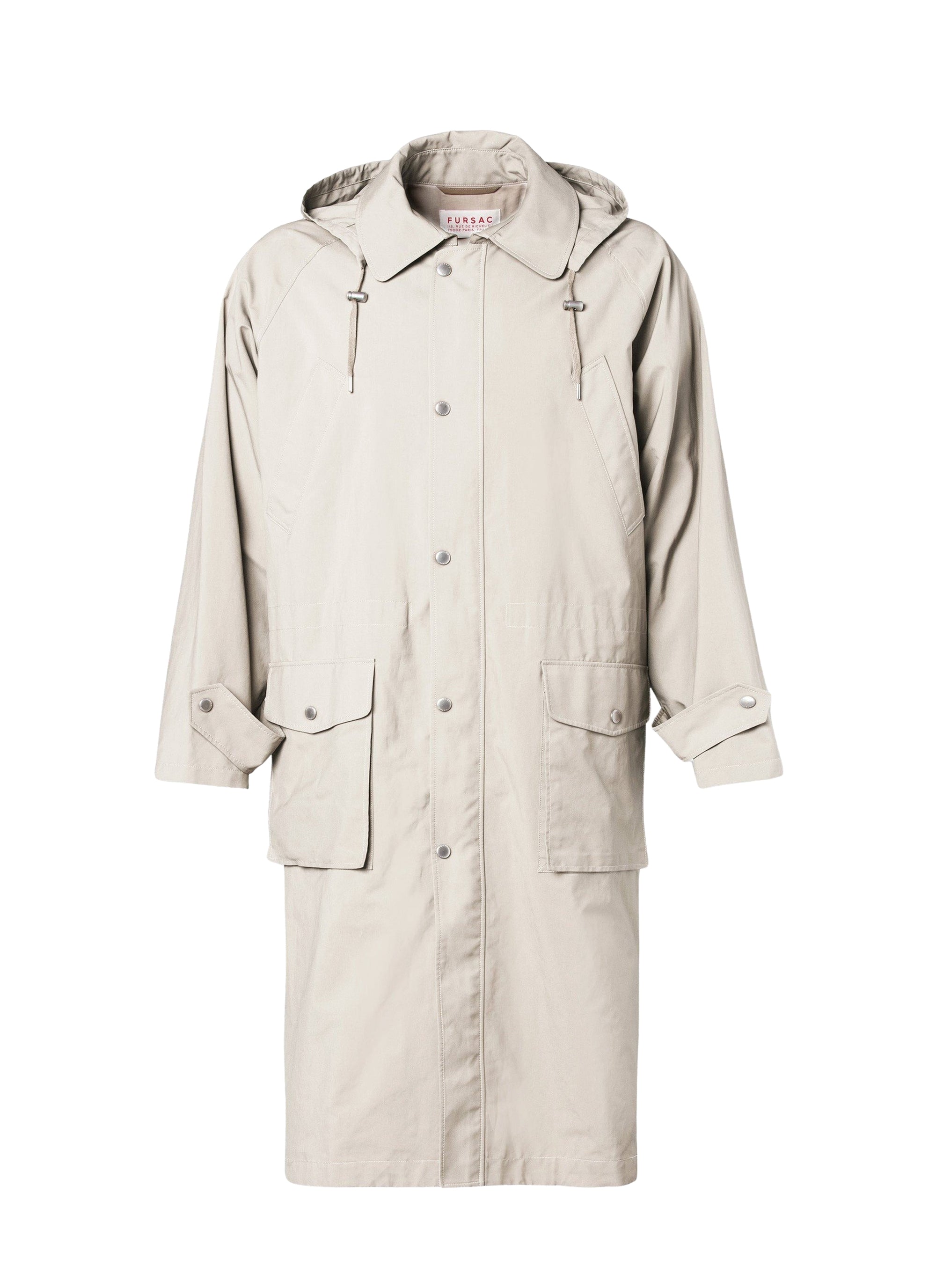 Parka en toile technique - Beige