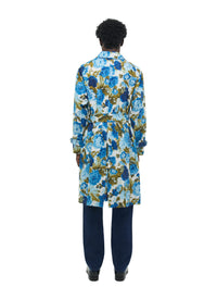 Imprimé Fleuri Foncé Manteau - Imprimé Fleuri Foncé