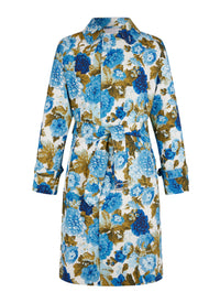 Imprimé Fleuri Foncé Manteau - Imprimé Fleuri Foncé