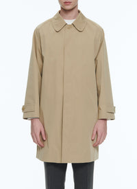 Jacques Tati Trench coat in cotton twill - Beige