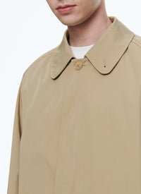 Jacques Tati Trench coat in cotton twill - Beige