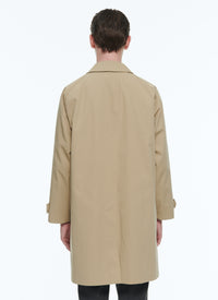 Jacques Tati Trench coat in cotton twill - Beige