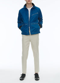 Blouson en toile de coton - Bleu marine