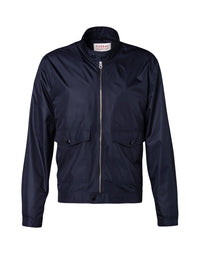 Blouson déperlant à zip - Marine