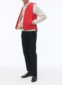 Gilet déperlant sans manches - Rouge Vif