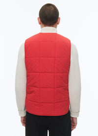 Gilet déperlant sans manches - Rouge Vif