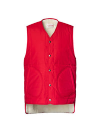 Gilet déperlant sans manches - Rouge Vif