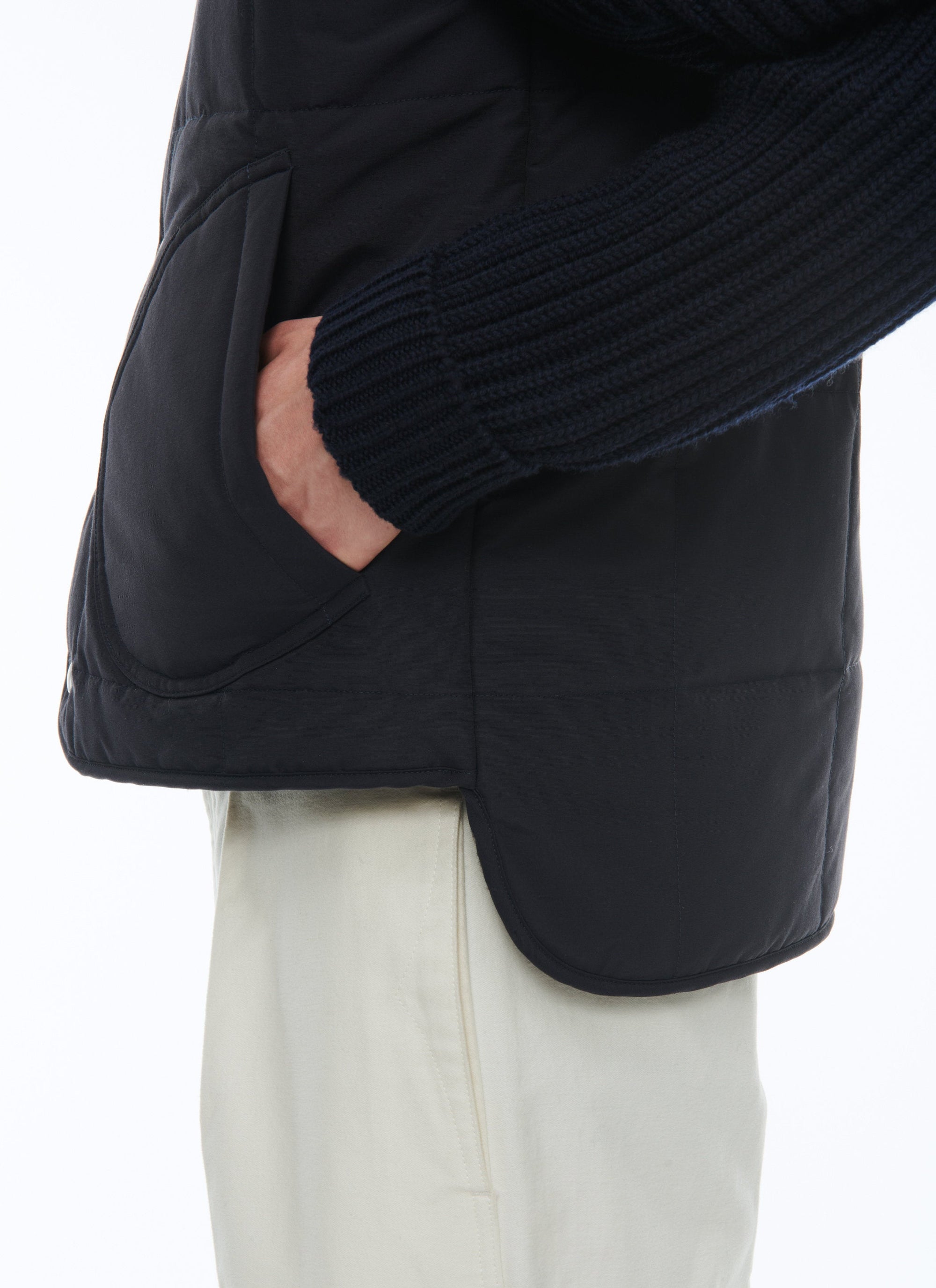 Gilet déperlant sans manches - Marine