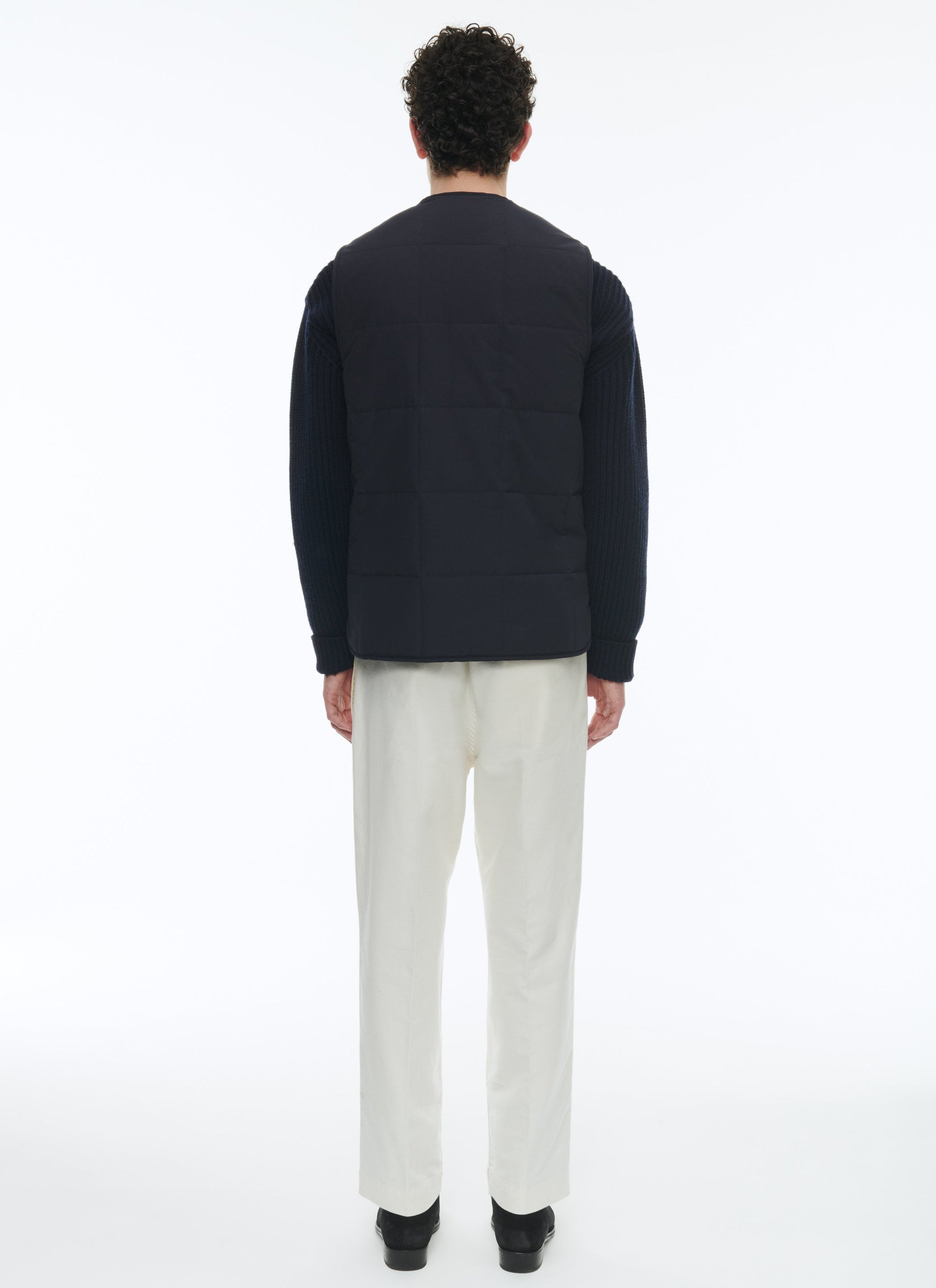 Gilet déperlant sans manches - Marine