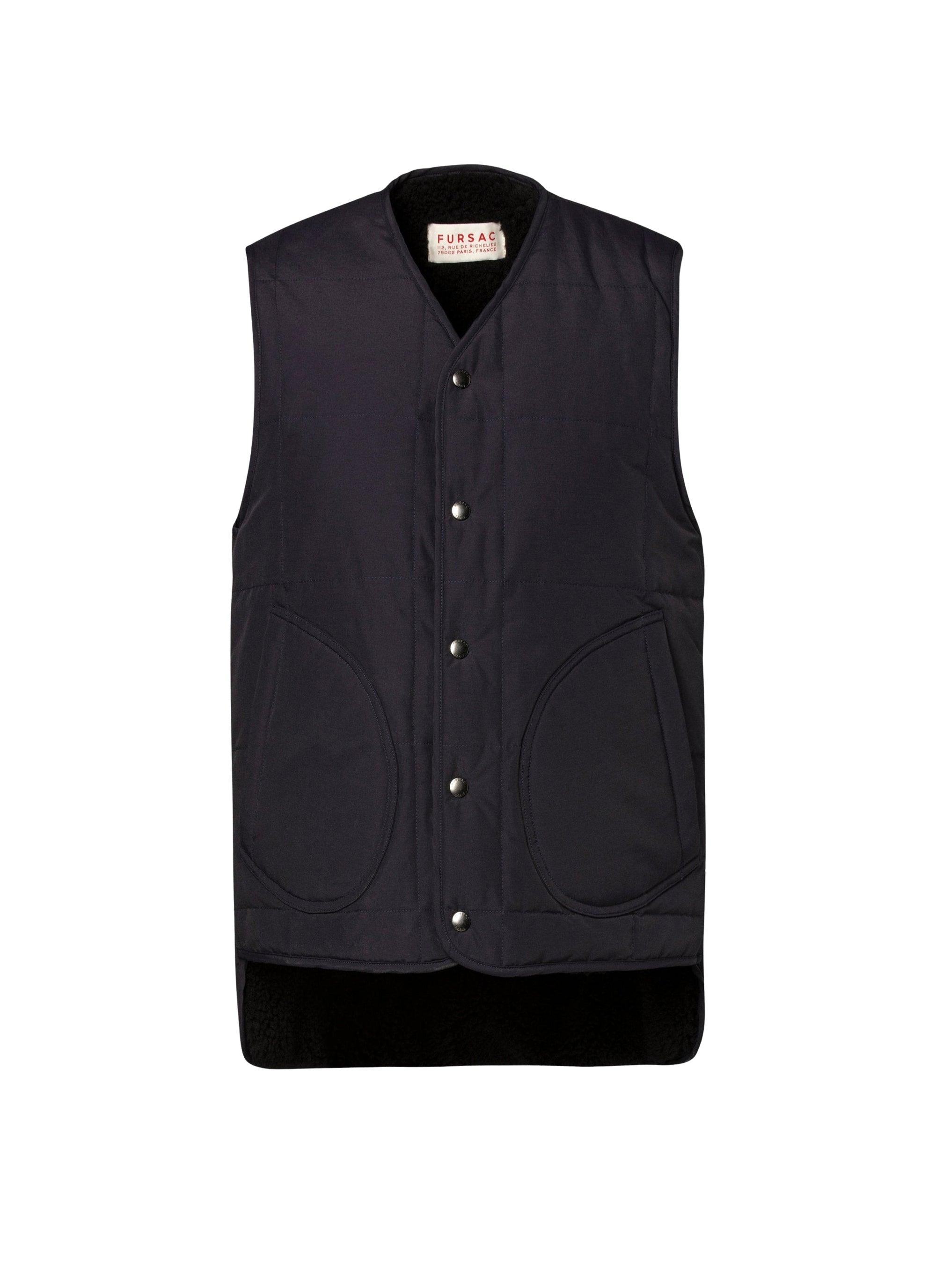 Gilet déperlant sans manches - Marine