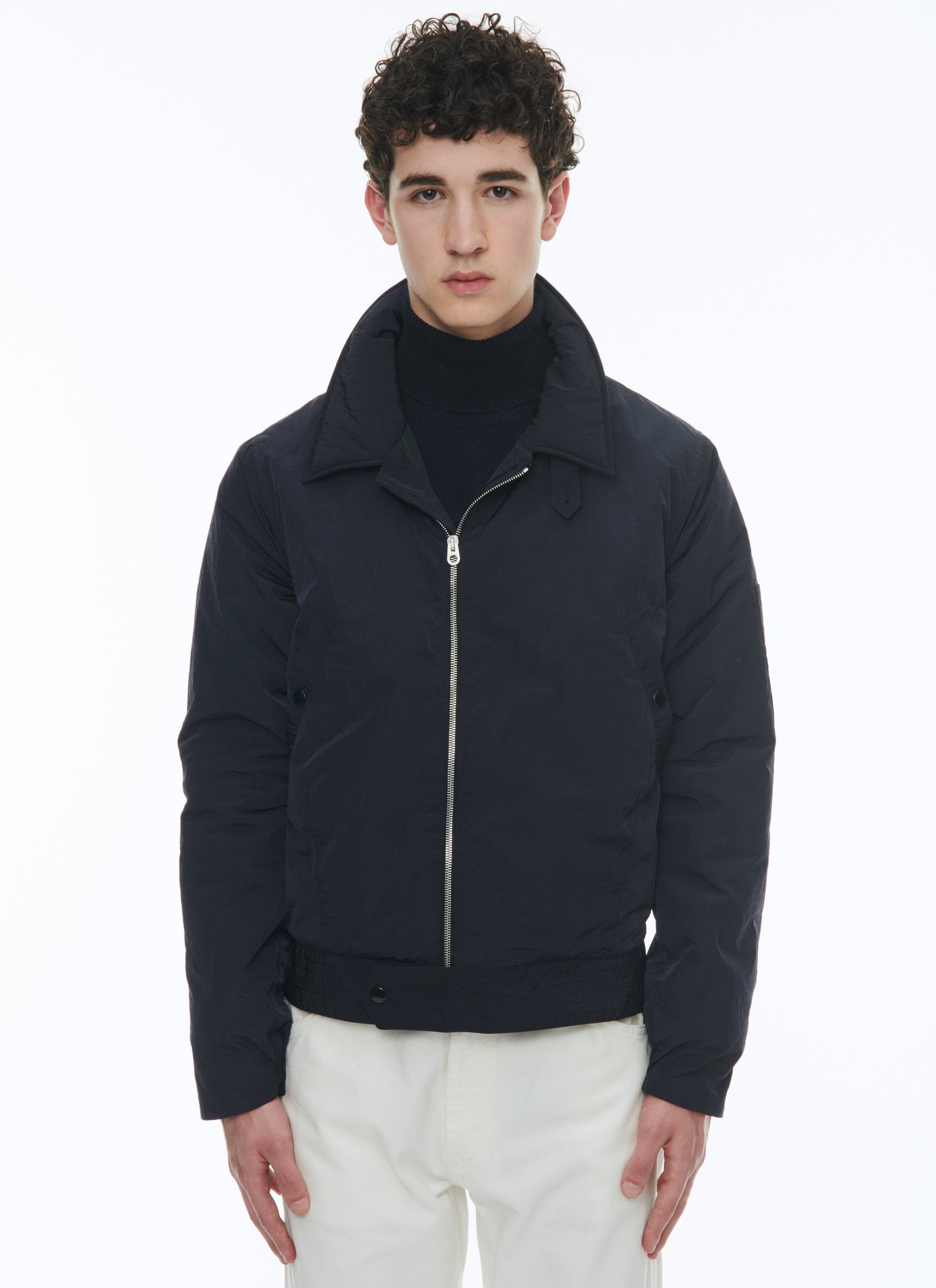Bleu Nuit Blouson - Bleu Nuit