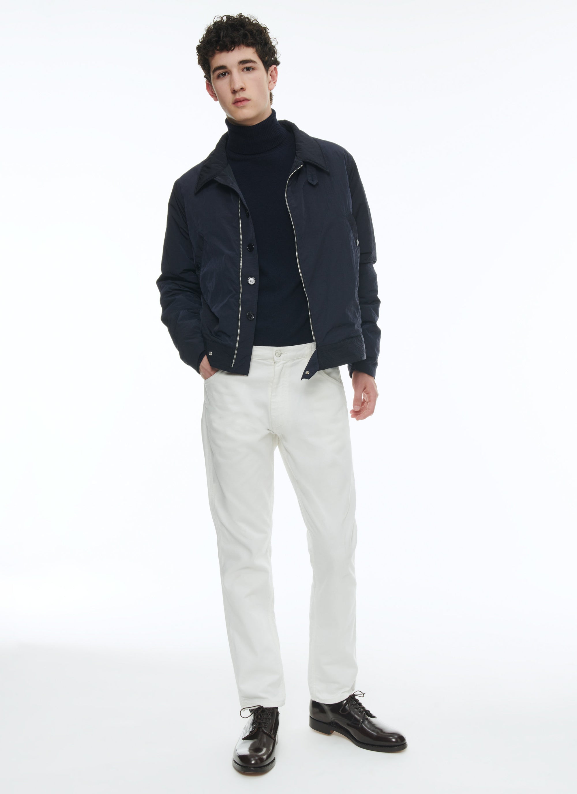 Bleu Nuit Blouson - Bleu Nuit