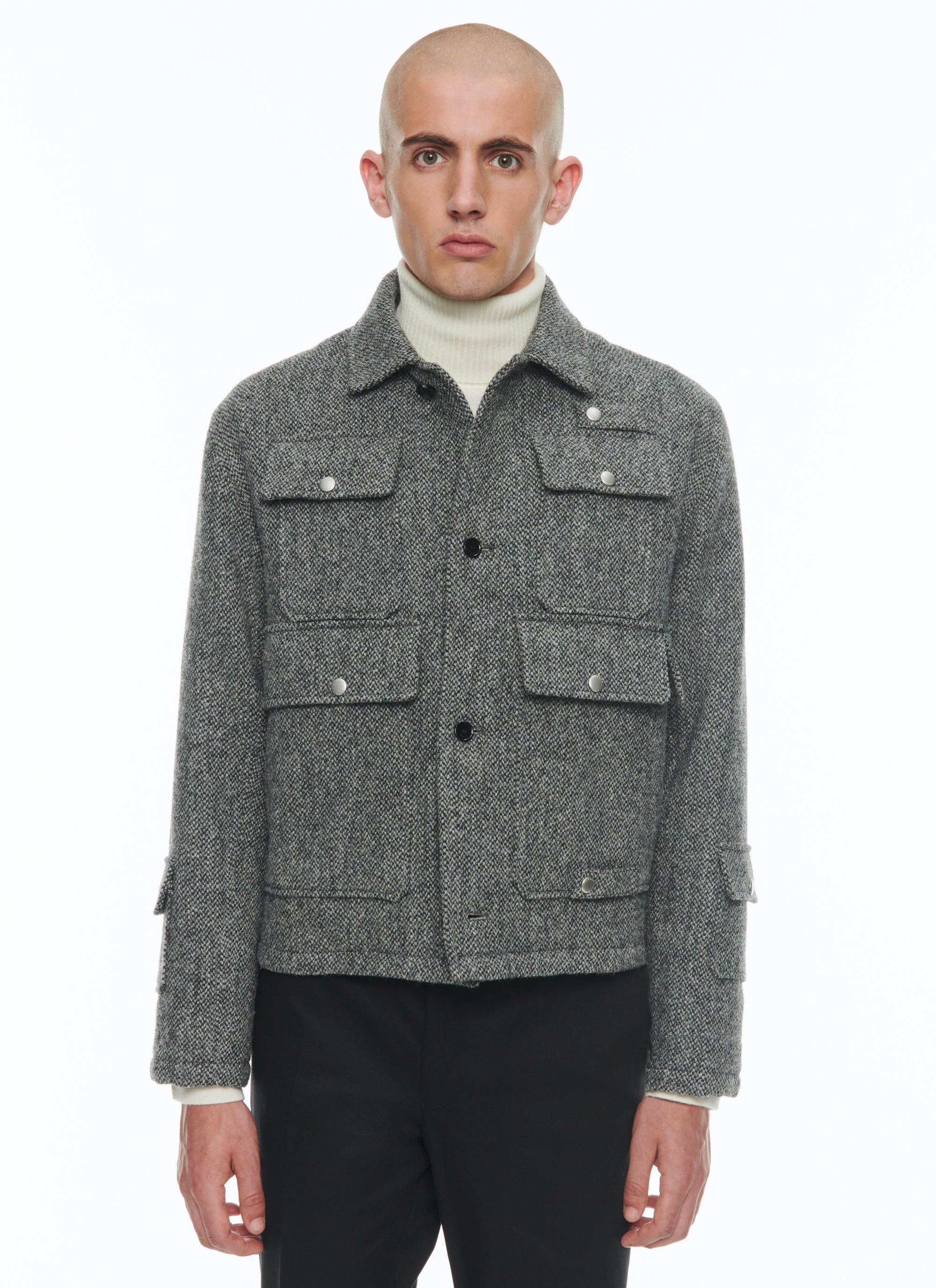 Gris Chine Foncé Blouson - Gris Chine Foncé