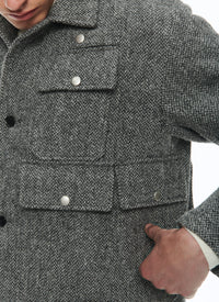 Gris Chine Foncé Blouson - Gris Chine Foncé