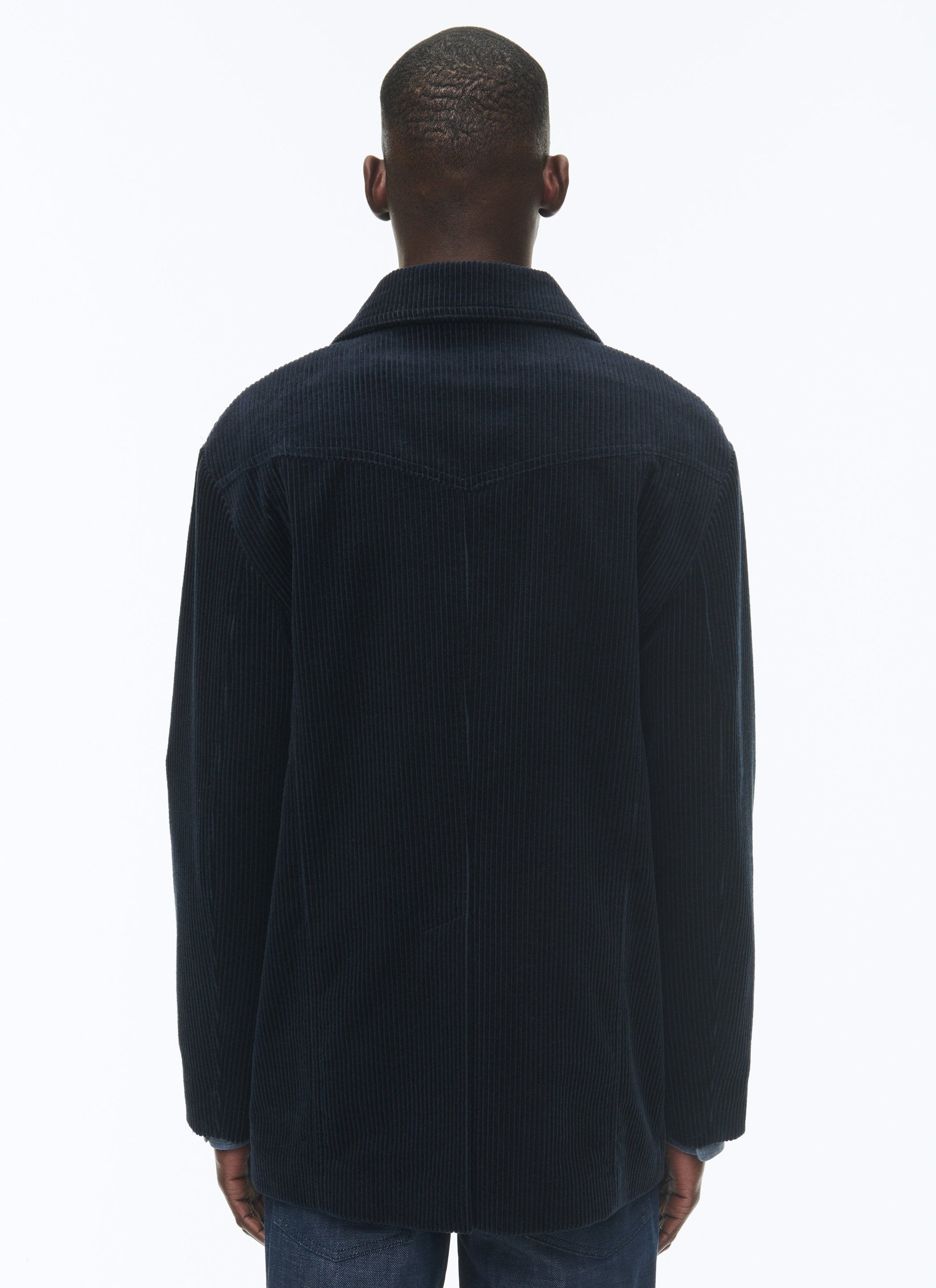 Veste en velours côtelé - Marine