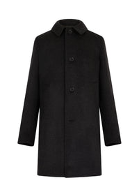 Manteau en drap de laine - Anthracite