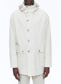Parka à col montant - Écru