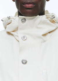 Parka à col montant - Écru