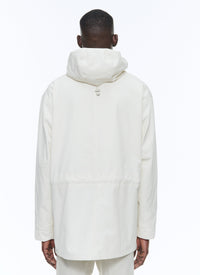 Parka à col montant - Écru