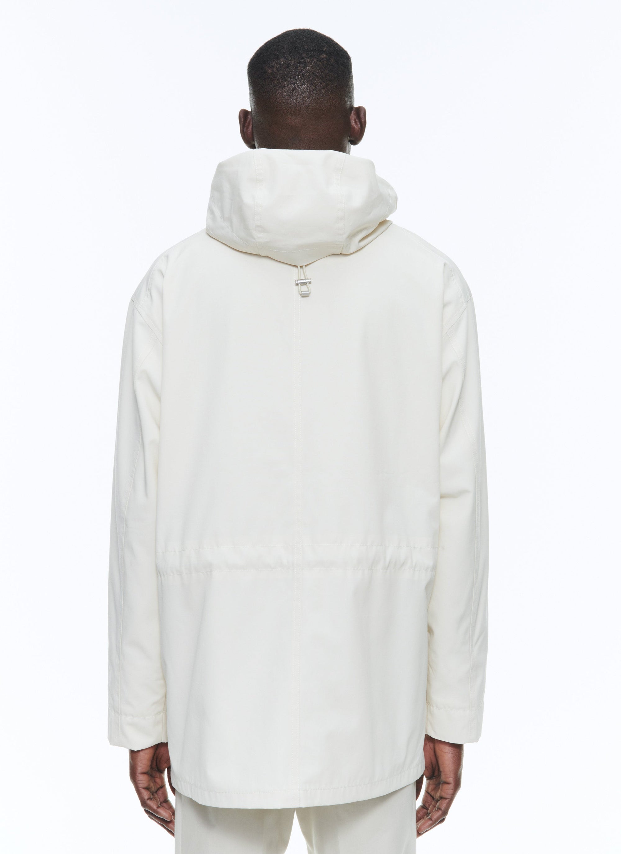 Parka à col montant - Écru