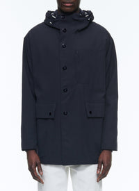 Parka à col montant - Marine