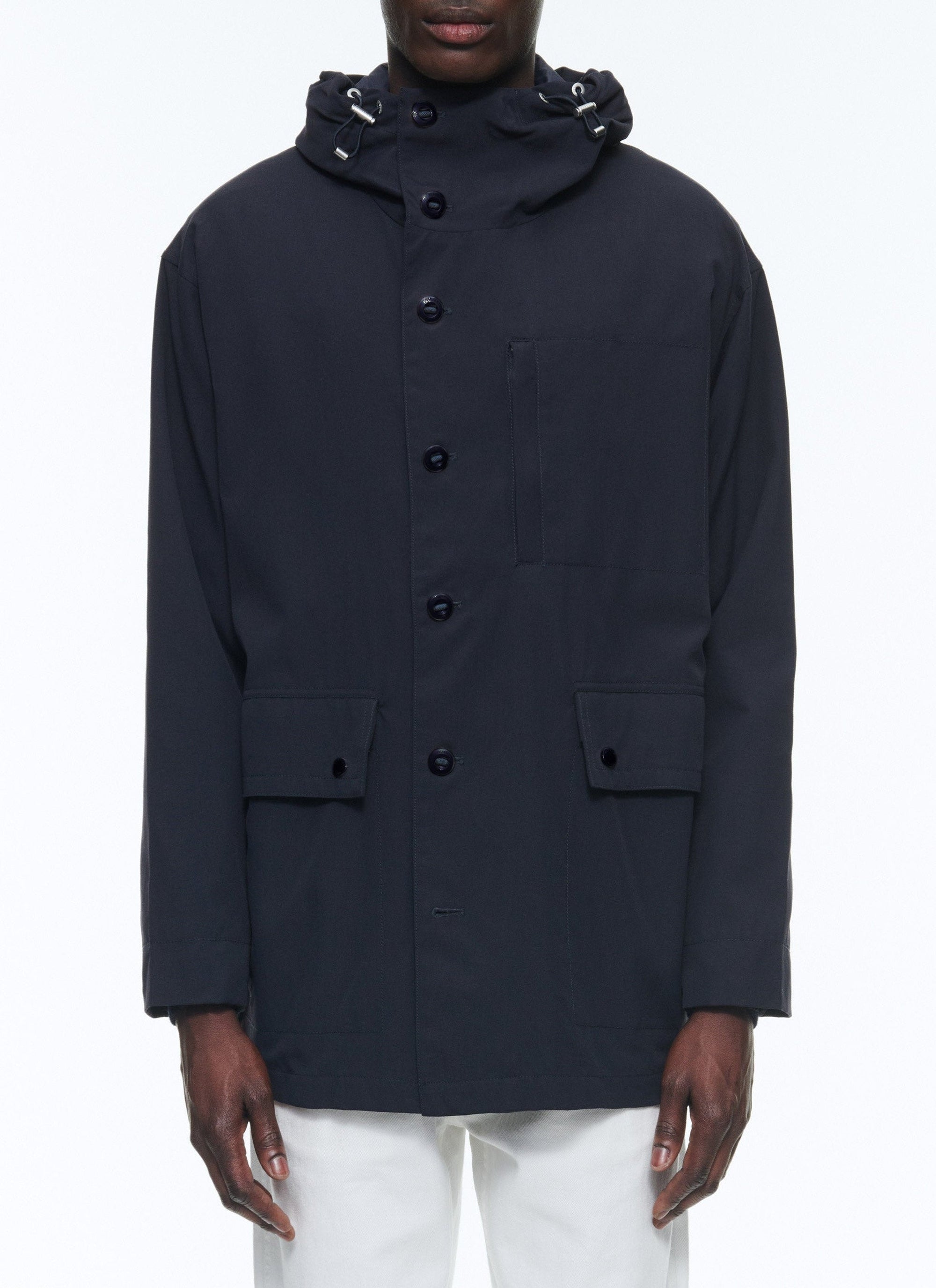 Parka à col montant - Marine