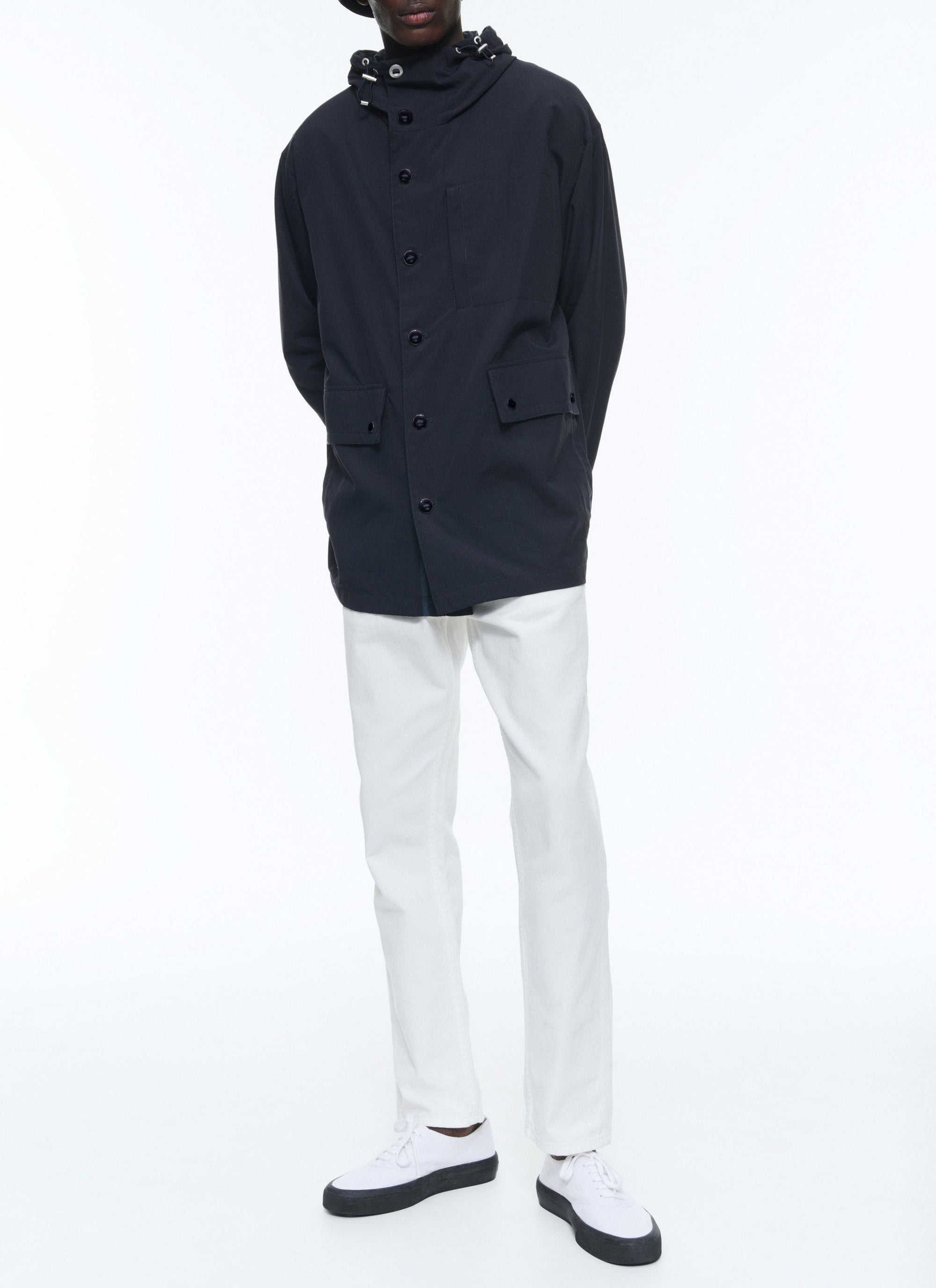 Parka à col montant - Marine