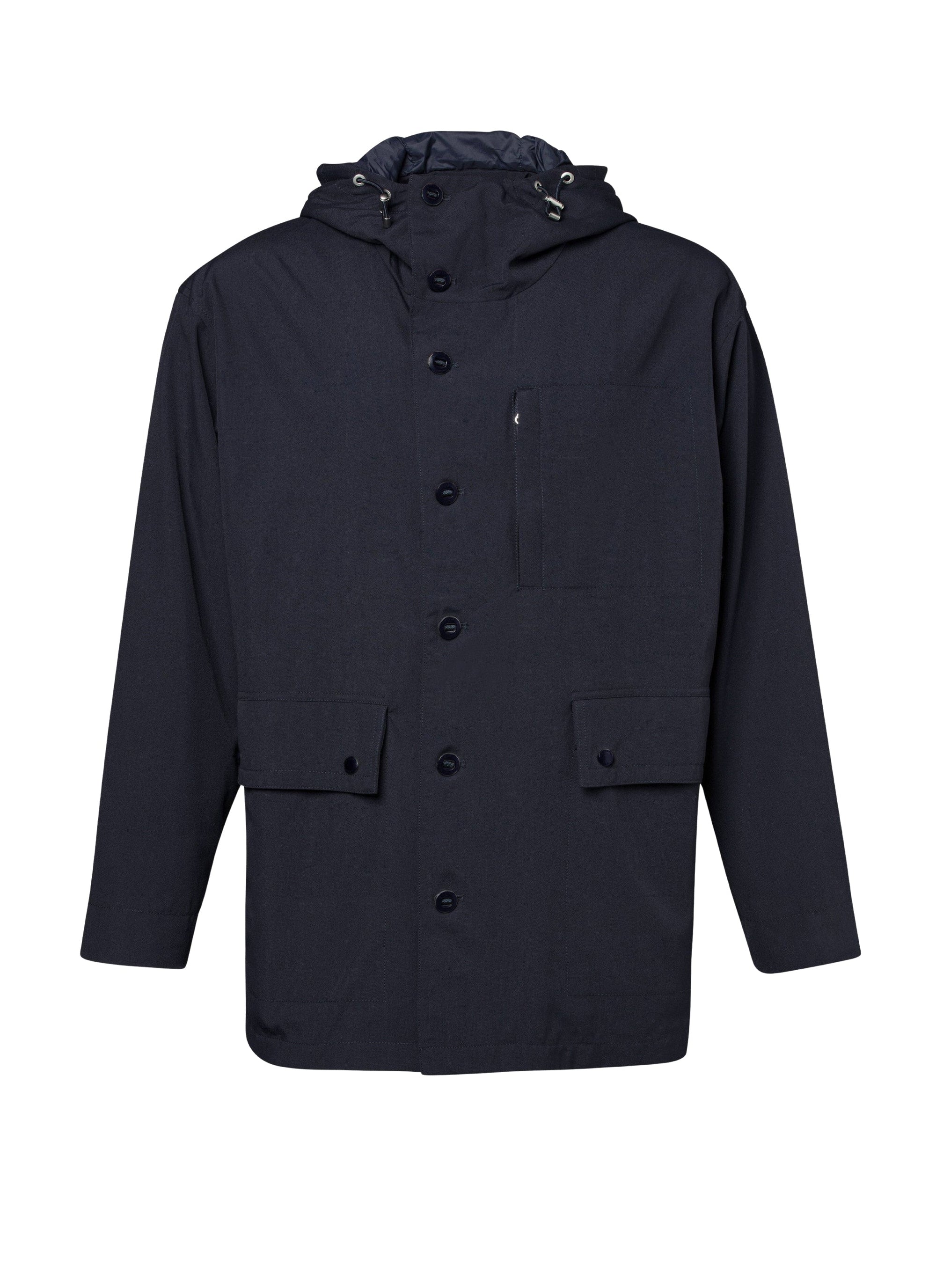 Parka à col montant - Marine