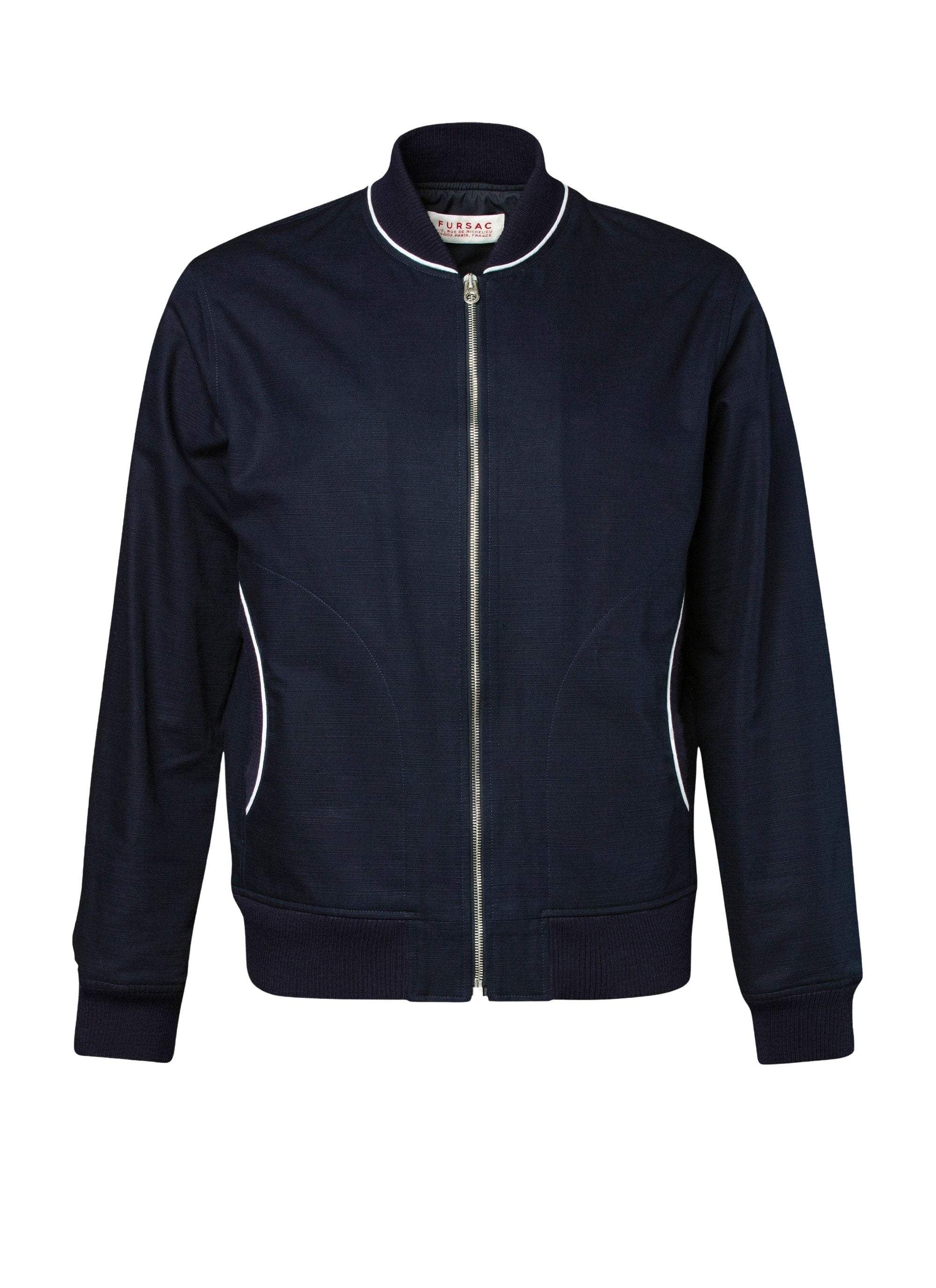 Blouson à fermeture éclair - Petrole