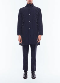 Parka à col montant déperlante - Marine