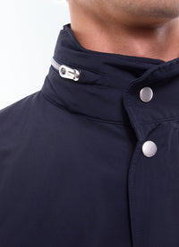 Parka à col montant déperlante - Marine