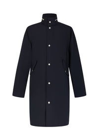 Parka à col montant déperlante - Marine