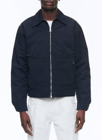 Blouson zippé à poches - Marine