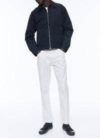 Blouson zippé à poches - Marine